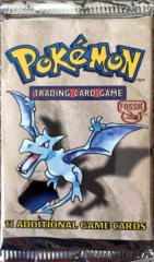 Pokemon Fossil Unlimited Booster Pack - Aerodactyl Artwork